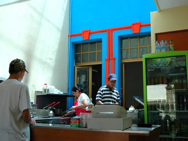 During the lunch hour, allowable and prohibited activities for staff members