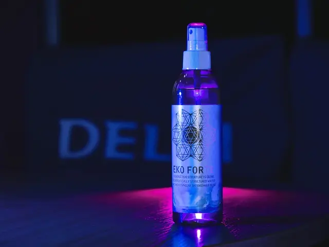 It's a bottle with a label on it.